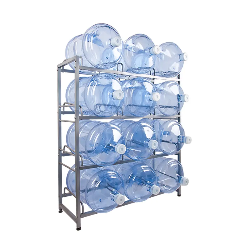 12 bottle 4 tier water bottle rack