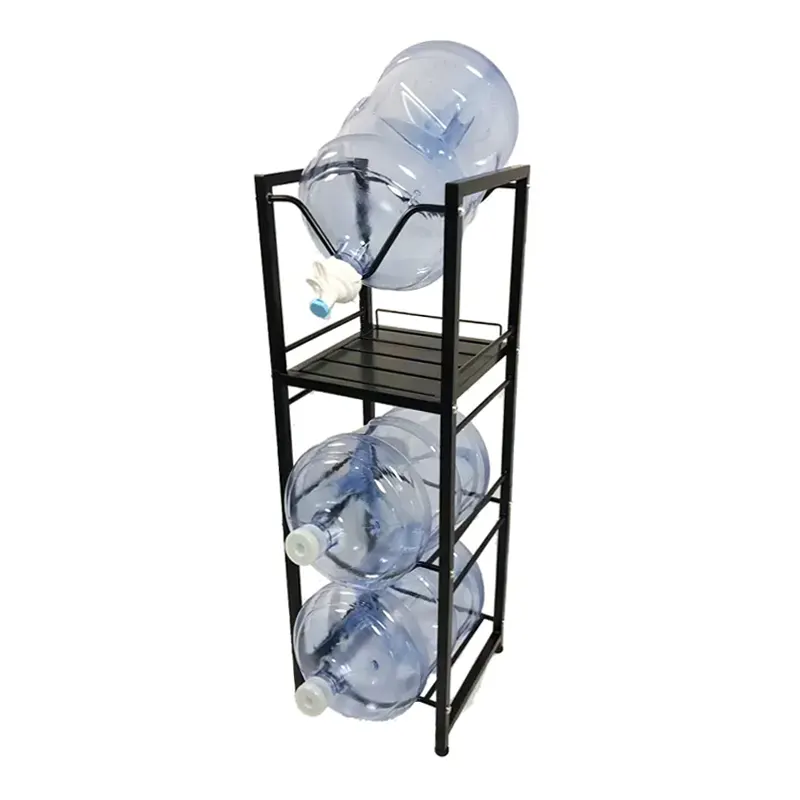 4 tier water bottle rack