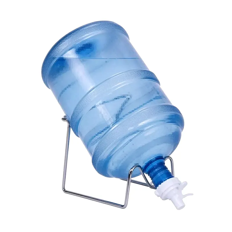 chrome water bottle rack dual valves