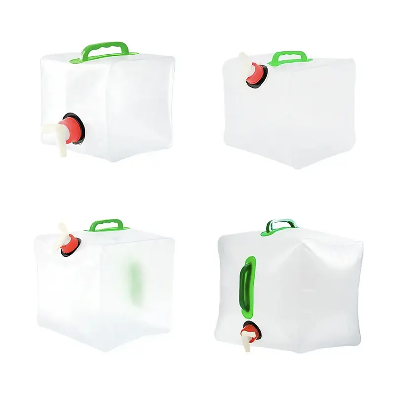 collapsible water container with spigot