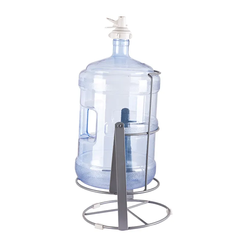 lever style water bottle stand